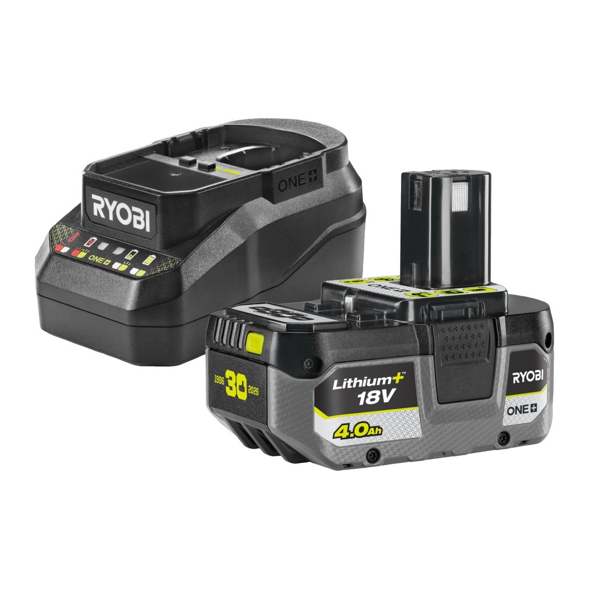 Set baterie 4,0 Ah a nabíječky RYOBI ONE+ RC18120B-140X